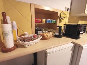 Kuchyň nebo kuchyňský kout v ubytování Camere la torre