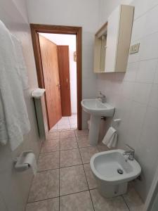 Koupelna v ubytování Camere la torre