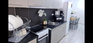 Køkken eller tekøkken på The Royal Central Escape near Palas Mall