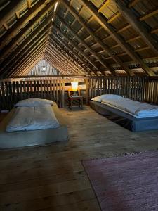 Postel nebo postele na pokoji v ubytování Nomads Glamp