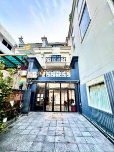 Bygningen som lejlighedshotellet ligger i