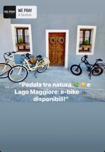 Jízda na kole v ubytování A Casa di Ale Lago Maggiore Private outdoor sauna nebo okolí