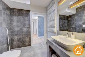 Kúpeľňa v ubytovaní Apartamenty Horyzont - visitopl + 37 fotografií