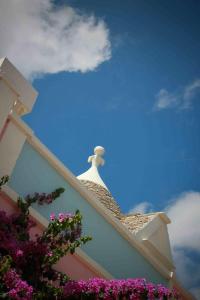 Rõdu või terrass majutusasutuses Masseria Trullo Sovrano Exclusive B&B
