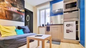 Dapur atau dapur kecil di Splendide Studio Centre Colmar