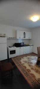 Kuchyň nebo kuchyňský kout v ubytování Apartman Kalina