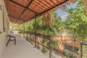 Balkon oz. terasa v nastanitvi Hostal Yum Kin