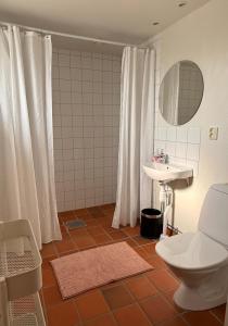 Koupelna v ubytování Rävåkra B&B Österlen