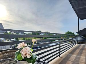 Balkon lub taras w obiekcie Polna Sarbinowo