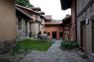 Vonkajšia záhrada v ubytovaní Hotel Rural Abejaruco