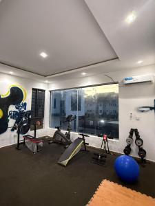 Fitness centrum a/nebo fitness zařízení v ubytování KT And Sons Ltd
