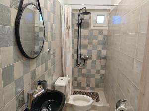Koupelna v ubytování Aggeliki apartment