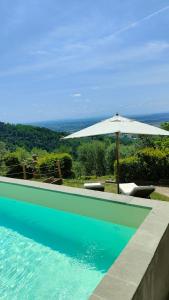 The swimming pool at or close to Podere Le Vedute
