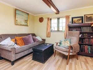 Χώρος καθιστικού στο 6 person holiday home in Læsø