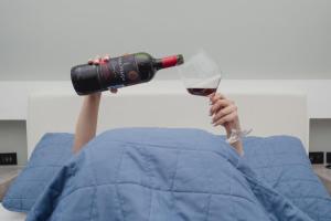 Nápoje v ubytování Apartamento Santa Rita #8 cerca de restaurantes