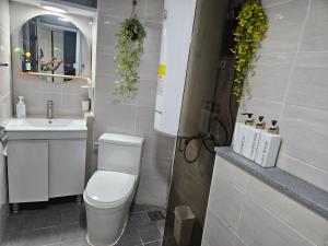 Koupelna v ubytování 에벤에셀 + 14 fotografií