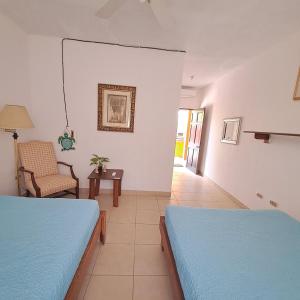Postel nebo postele na pokoji v ubytování Hotel Georgi