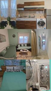 Kuchyň nebo kuchyňský kout v ubytování Aggeliki apartment
