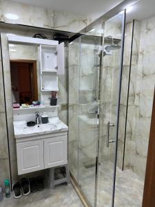Ένα μπάνιο στο Seaside View Apartment in Baku +83 φωτογραφίες