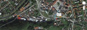 Letecký snímek ubytování Apartments Centrum