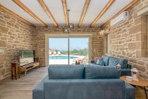 Posezení v ubytování Villa Alma Libre Kissamos