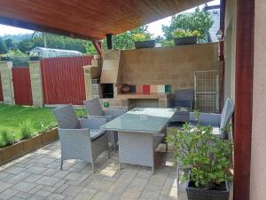 Zahrada ubytování Bungalov Mikulášovice