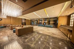 Ruang duduk di Crystal Hotel Shanghai Lujiazui Oriental Pearl Tower