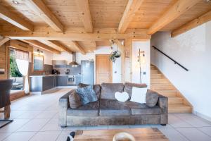 Posezení v ubytování Chalet Bernard