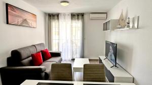 Televisyen dan/atau pusat hiburan di BRISA I - PLAYA DE MIRAMAR - Alquiler Familias