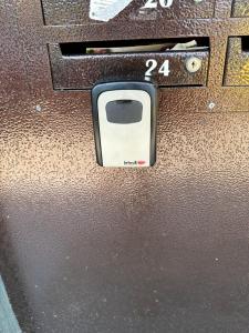 a close up of a camera with the number on it at Апартамент Миели in Sofia +28 photos