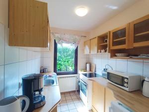 Küche/Küchenzeile in der Unterkunft Ferienappartements Haus Fischersruh