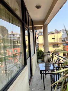 Balkón nebo terasa v ubytování Metro Eco Hotel
