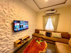 TV a/nebo společenská místnost v ubytování The Cozy Corner