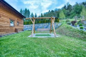 Vonkajšia záhrada v ubytovaní Kiczurka Bieszczady