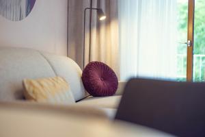 Ένα ή περισσότερα κρεβάτια σε δωμάτιο στο LeonArt Living 22