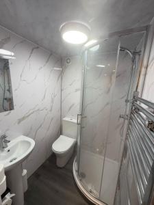 Koupelna v ubytování Saba Hotel London