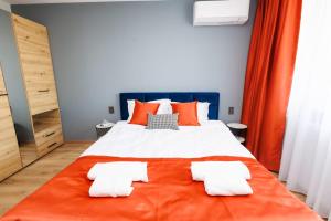 Postel nebo postele na pokoji v ubytování Boulevard Hotel