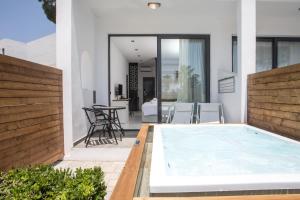 A patio or other outdoor area at Aiora Resort
