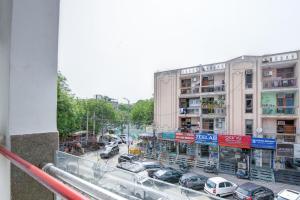 Nespecifikovaný výhled na destinaci Nové Dilí nebo výhled na město při pohledu z hotelu