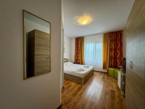 Postel nebo postele na pokoji v ubytování Mellys Haus