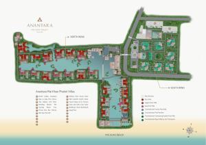 Půdorys ubytování Anantara Mai Khao Phuket Villas