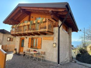 Balkón nebo terasa v ubytování Cà Giulia