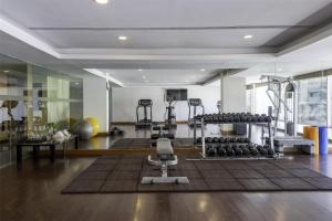 Fitness centrum a/nebo fitness zařízení v ubytování Radisson Blu Hotel Pune Kharadi