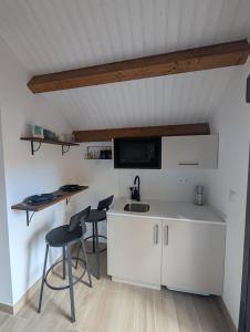 Kuchyň nebo kuchyňský kout v ubytování A Casiña Laranxa + 7 fotografií