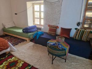 Ruang duduk di Chez Youba
