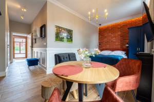 Posezení v ubytování Apartamenty Galeria Trunków