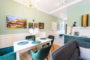 Posezení v ubytování Apartamenty Galeria Trunków