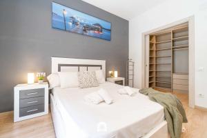 Postel nebo postele na pokoji v ubytování Mediterranean Way - Sant Domenec