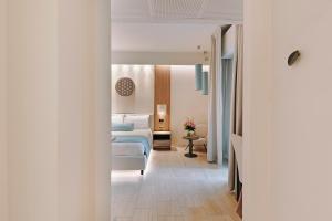 Ein Bett oder Betten in einem Zimmer der Unterkunft Hotel Ristorante Sogno
