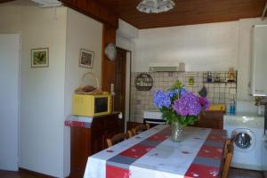 Η κουζίνα ή μικρή κουζίνα στο Logement de vacance prés de Tarbes, 2 personnes, deux étoiles